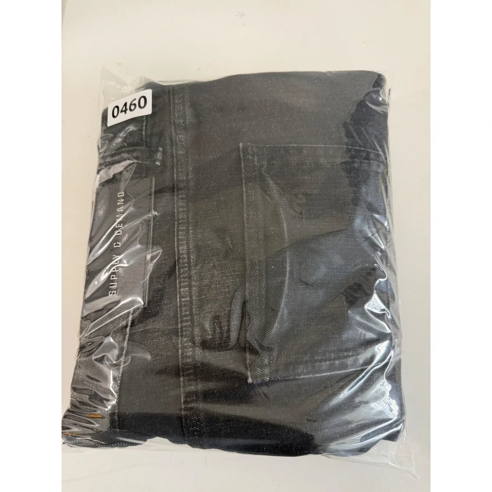 Supply & Demand Cayman Slim Fit Jeans Black Graphic Patch 36W XL SUM17440